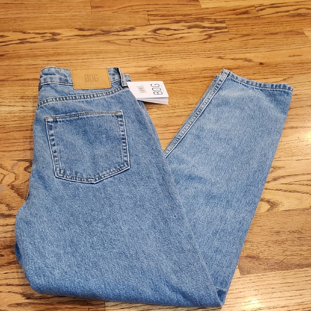 BDG Womens  Light Blue Straight Jeans